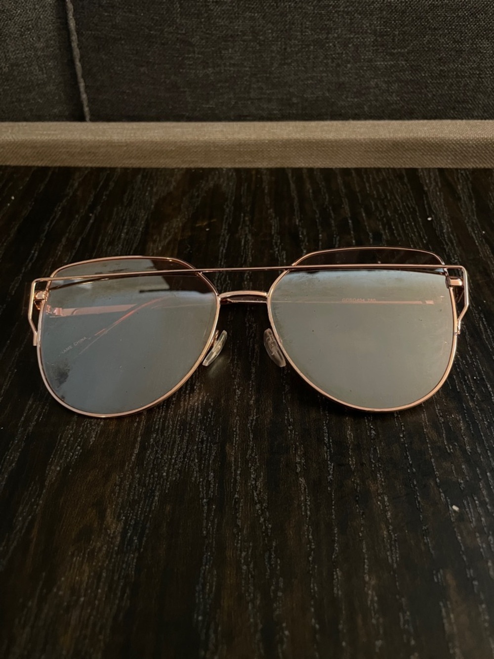 Rose Gold Aviator Sunglasses - Women Accessories